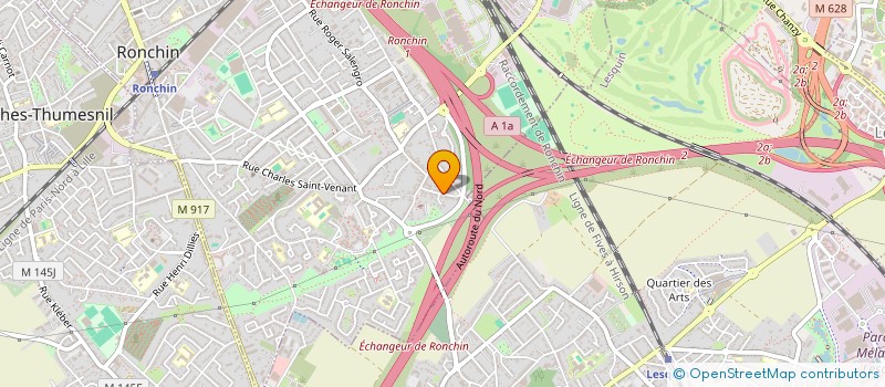 localisation de l'entreprise P2CT  RONCHIN