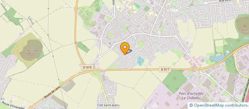 localisation de l'entreprise P2D2  CARVIN