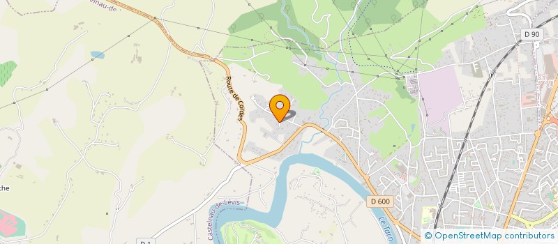 localisation de l'entreprise P2DESIGN SAS à ALBI