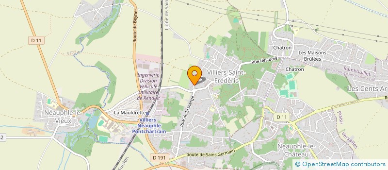 localisation de l'entreprise P2E SOLUTIONS  VILLIERS-SAINT-FREDERIC