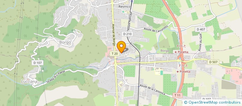 localisation de l'entreprise P2FPLOMBERIE à BORGO