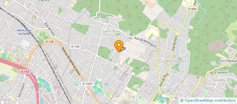 localisation de l'entreprise P2G EVENT à SAINT-PRIX