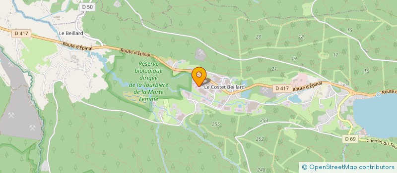 localisation de l'entreprise P2G MACONNERIE  GERARDMER