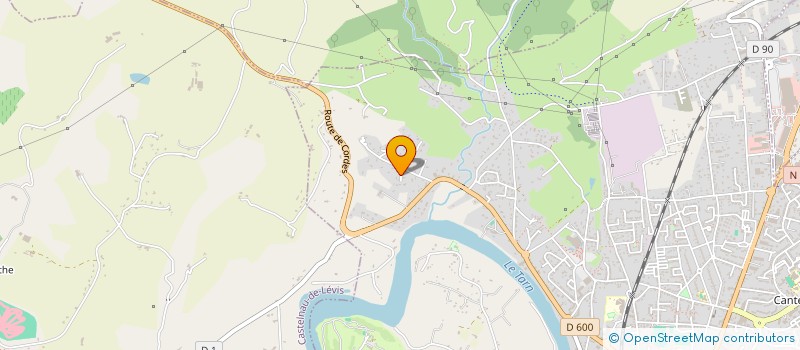 localisation de l'entreprise P2H  ALBI