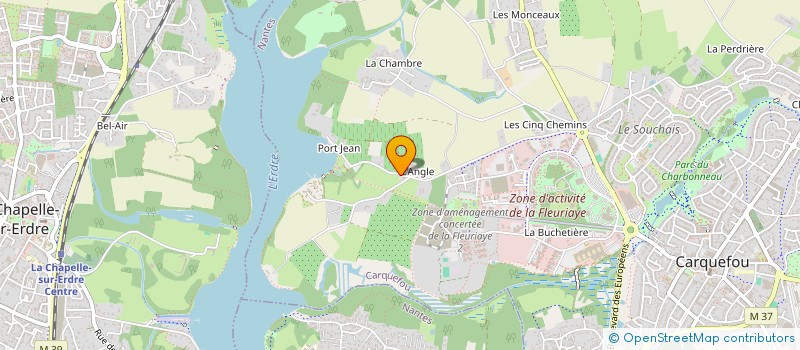 localisation de l'entreprise P2I FINANCIERE à CARQUEFOU