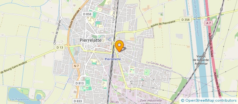 localisation de l'entreprise P2I - PARTNER FOR IDEAL INVESTMENT à PIERRELATTE