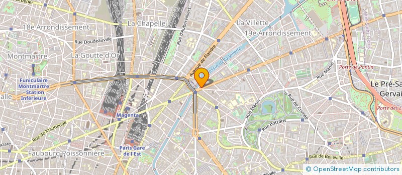 localisation de l'entreprise P2J  PARIS