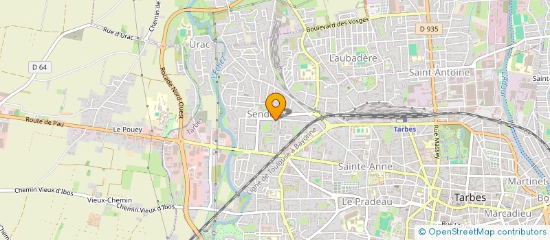 localisation de l'entreprise P2J  TARBES