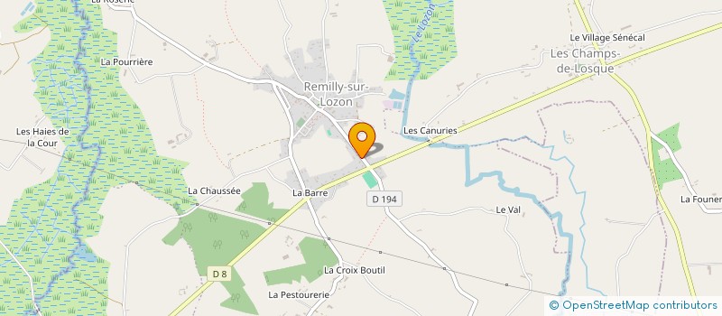 localisation de l'entreprise P2JME  REMILLY LES MARAIS