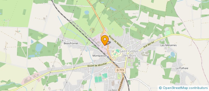 localisation de l'entreprise P2L à DREFFEAC