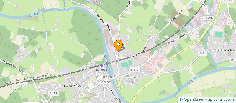 localisation de l'entreprise P2L 72  SOULIGNE-FLACE