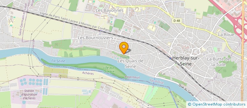 localisation de l'entreprise P2L CONSEIL  HERBLAY-SUR-SEINE