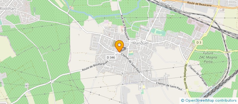 localisation de l'entreprise P2L PHARMA  MANDUEL