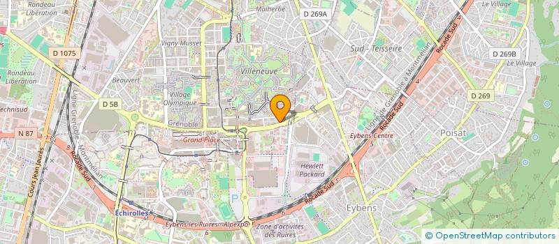 localisation de l'entreprise P2LINK à GRENOBLE