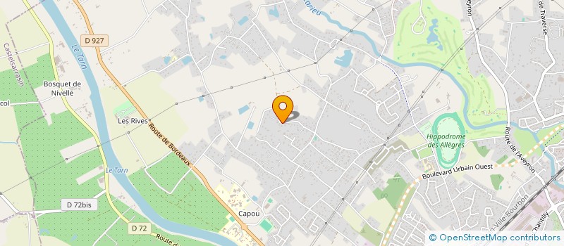 localisation de l'entreprise P2M  MONTAUBAN