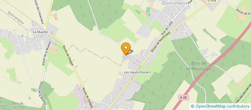 localisation de l'entreprise P2M à ISNEAUVILLE