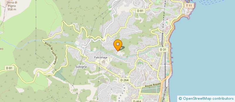 localisation de l'entreprise P2M à BASTIA