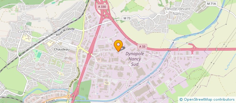 localisation de l'entreprise P2M  LUDRES