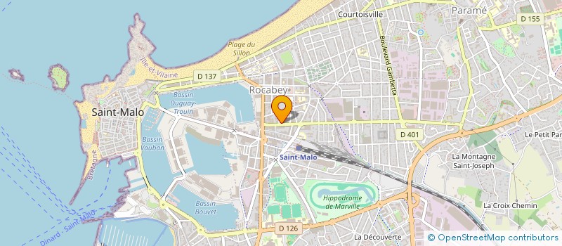 localisation de l'entreprise P2M  MINIAC-MORVAN