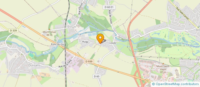 localisation de l'entreprise P2M IMMO SWING  DUISANS