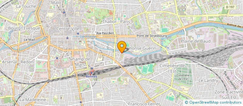 localisation de l'entreprise P2M INVEST  RENNES