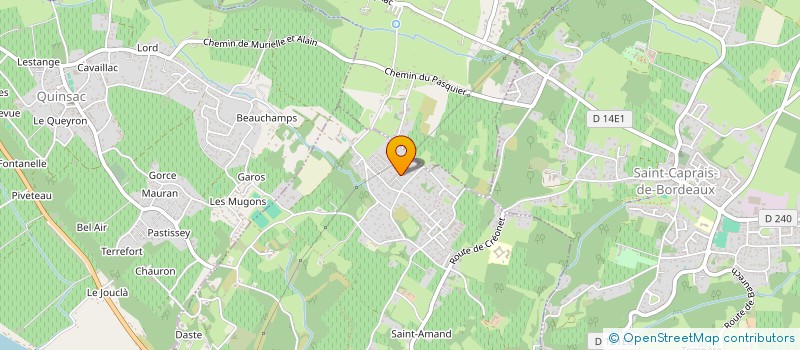 localisation de l'entreprise P2M - PISCINES & AMENAGEMENTS à CAMBES