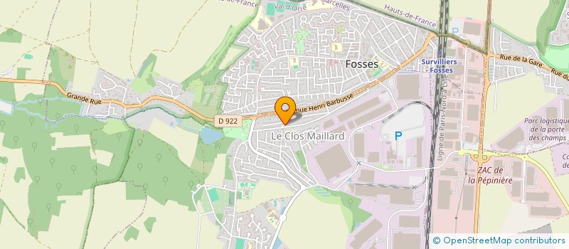 localisation de l'entreprise P2M TOUR  MARLY-LA-VILLE