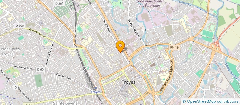 localisation de l'entreprise P2MK à TROYES