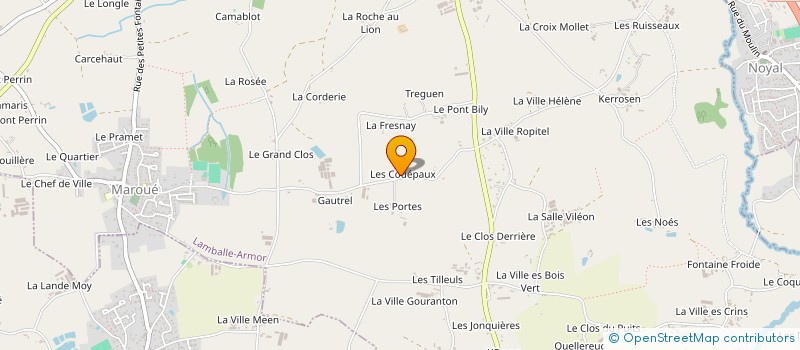 localisation de l'entreprise P2MR à LAMBALLE-ARMOR