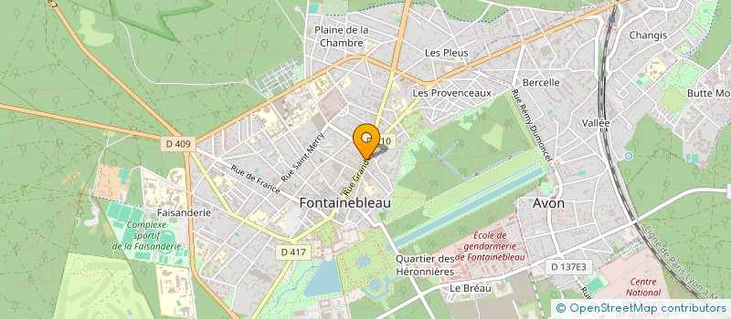 localisation de l'entreprise P2N SYSTEM  FONTAINEBLEAU