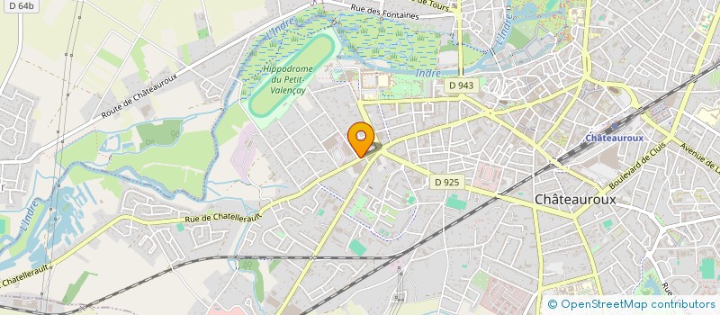 localisation de l'entreprise P2P à CHATEAUROUX