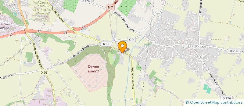 localisation de l'entreprise P2P IMMO à BEAUMONT-LES-VALENCE