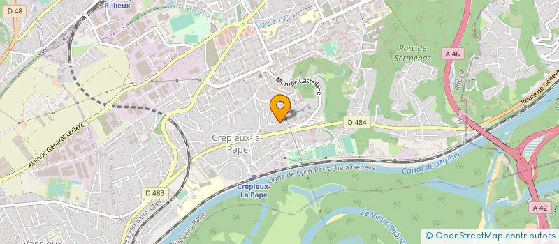 localisation de l'entreprise P2P INDUSTRY  RILLIEUX-LA-PAPE