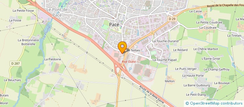 localisation de l'entreprise P2PSY  PACE