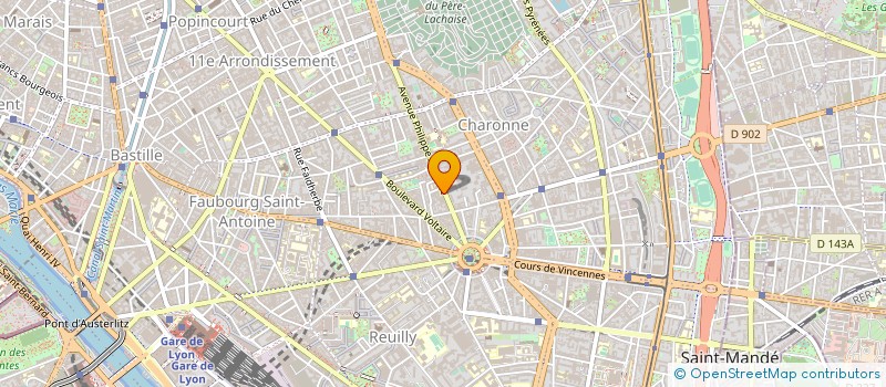 localisation de l'entreprise P2R  PARIS