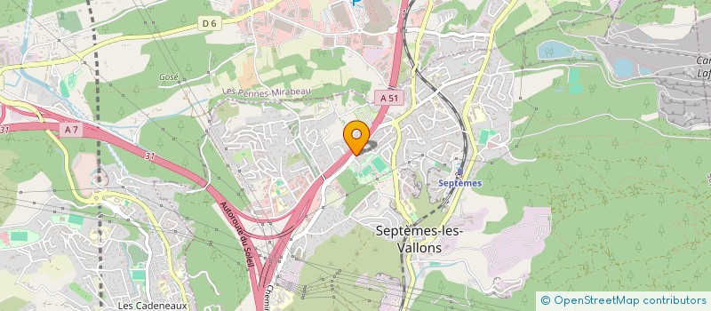 localisation de l'entreprise P2R à SEPTEMES LES VALLONS