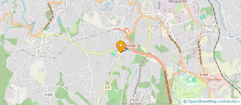 localisation de l'entreprise P2S à GRASSE