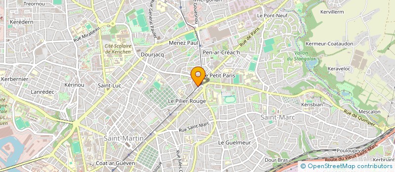 localisation de l'entreprise P2S à BREST