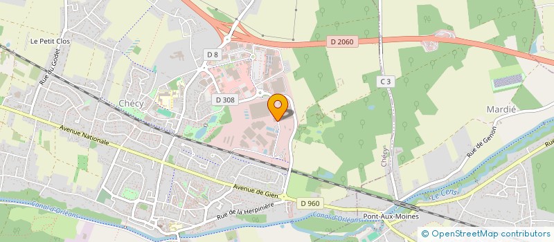 localisation de l'entreprise P2S  MARDIE