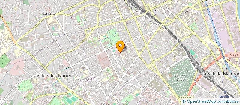 localisation de l'entreprise P2S ARCHITECTURE  NANCY