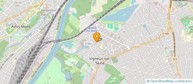 localisation de l'entreprise P2S DISTRI à VIGNEUX-SUR-SEINE
