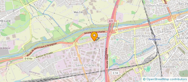 localisation de l'entreprise P2S - PROSOUD SERVICES à PERPIGNAN