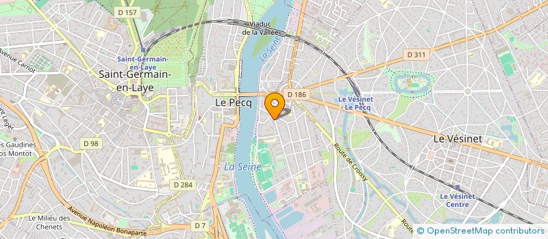 localisation de l'entreprise P2S2A  LE PECQ