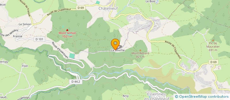 localisation de l'entreprise P2SA  CHATELNEUF