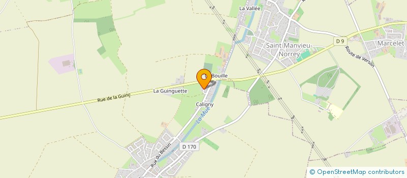 localisation de l'entreprise P2ST  THUE ET MUE