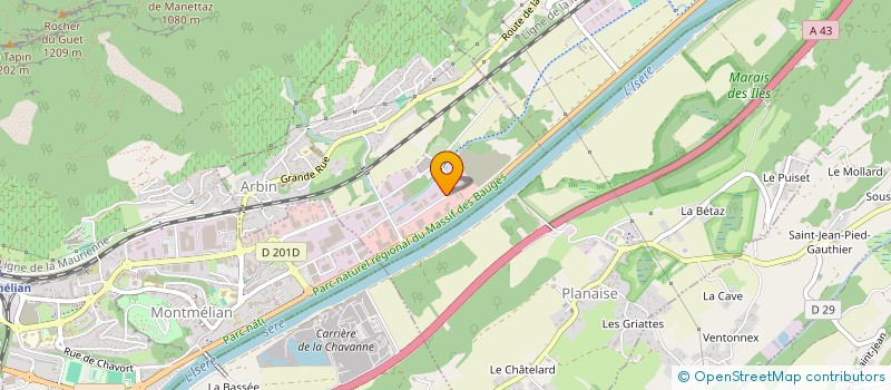 localisation de l'entreprise P2X à ARBIN