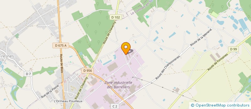 localisation de l'entreprise P3  LE CONTROIS-EN-SOLOGNE