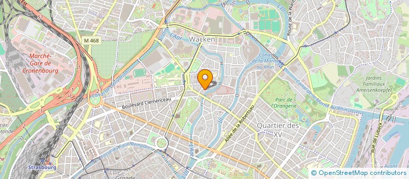 localisation de l'entreprise P3 INVESTISSEMENT à STRASBOURG