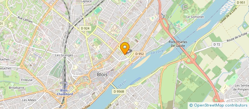 localisation de l'entreprise P3A  BLOIS