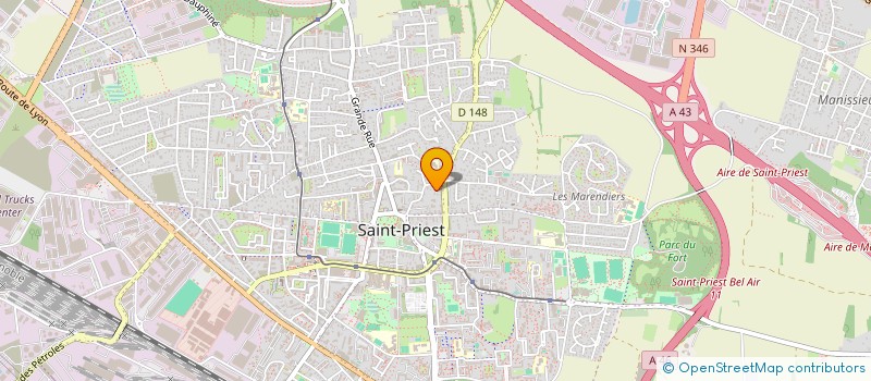 localisation de l'entreprise P3D LOC  SAINT-PRIEST
